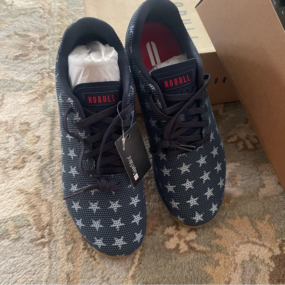 NOBULL Outwork Men’s Navy Stars & Stripes Training Shoes Size 12